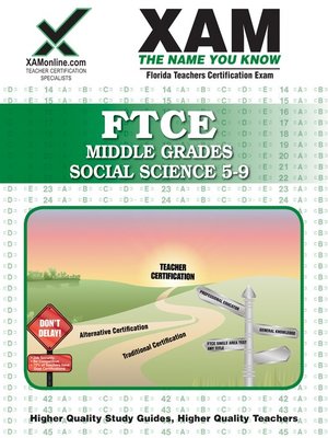 cover image of FTCE Middle Grades Social Science 5-9